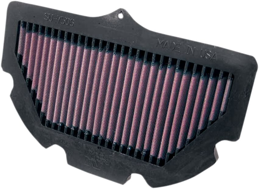 K&N High-Flow luchtfilter en onderdelen zwart - Suzuki