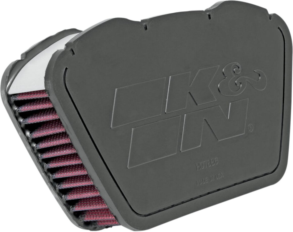 K&N High-Flow luchtfilter en onderdelen zwart - Yamaha