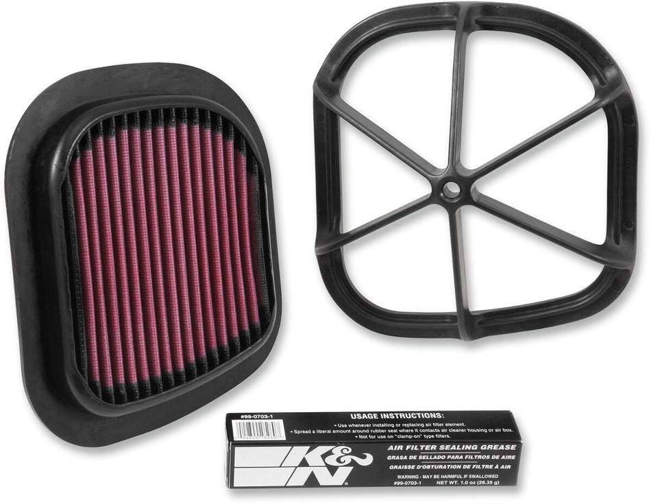 K&N Xstream Series luchtfilter en onderdelen zwart - Husqvarna