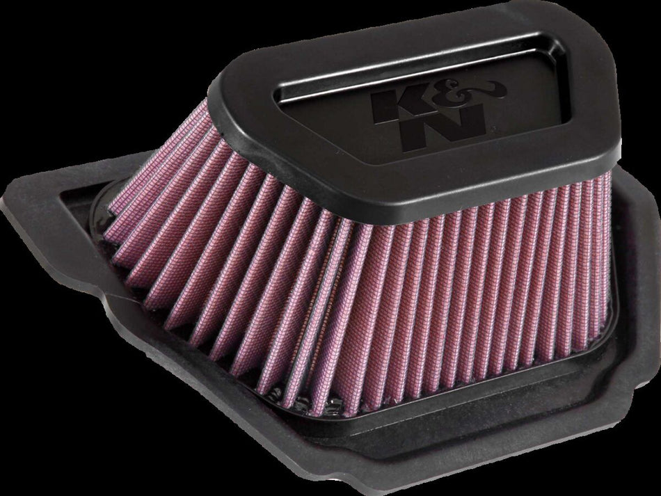 K&N High-Flow luchtfilter en onderdelen zwart - Yamaha