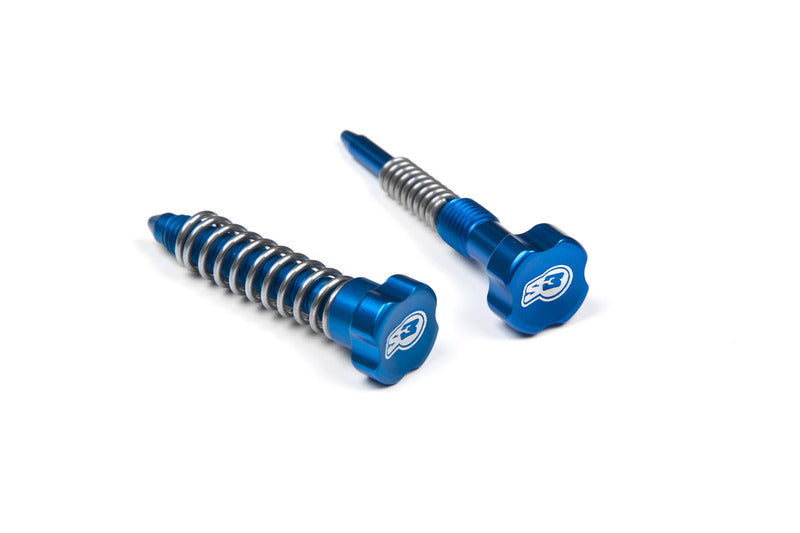S3 Parts Carburetor Adjuster Screws Idle + Air + Springs Blue