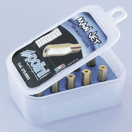 Polini main jet pack-10 jets for Keihin/PWK carburetor, 140/158 (370.0005)