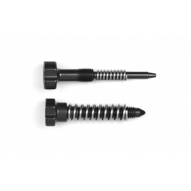 S3 Parts Enduro Carburetor Adjuster Screws Idle + Air + Springs Black