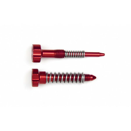 S3 Parts Enduro Carburetor Adjuster Screws Idle + Air + Springs Red