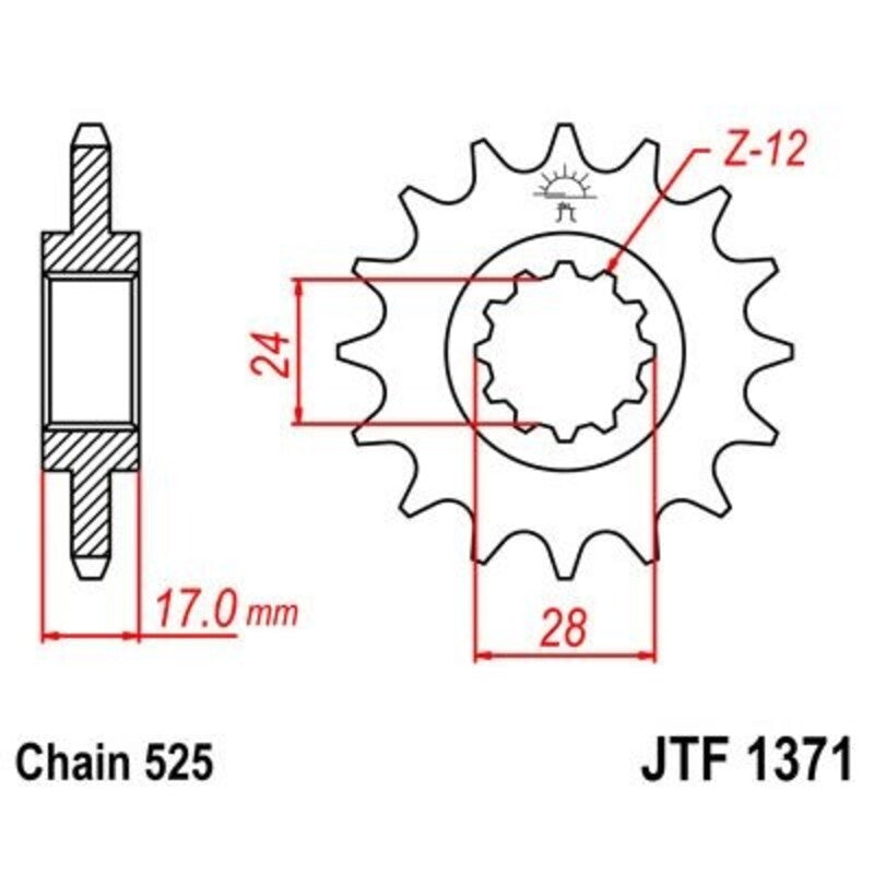 JT Front Sprocket JTF1371