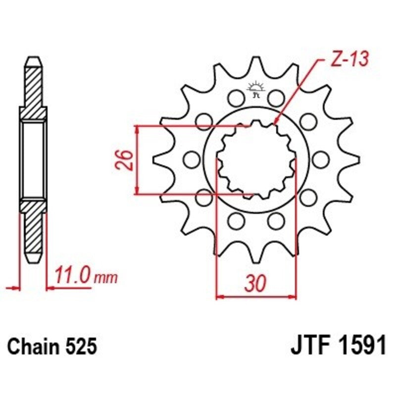 JT Front Sprocket JTF1591