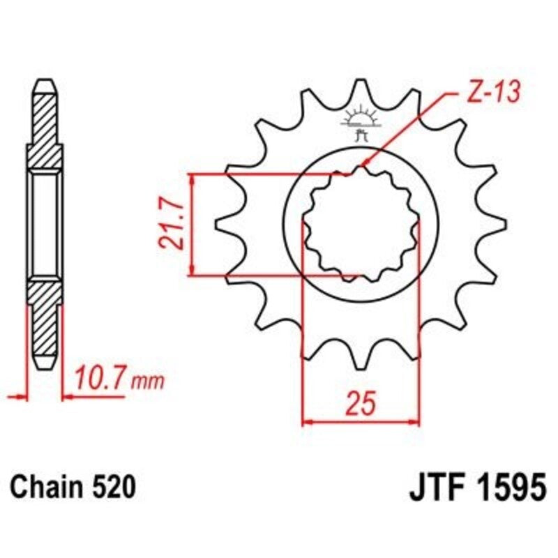 JT Front Sprocket JTF1595