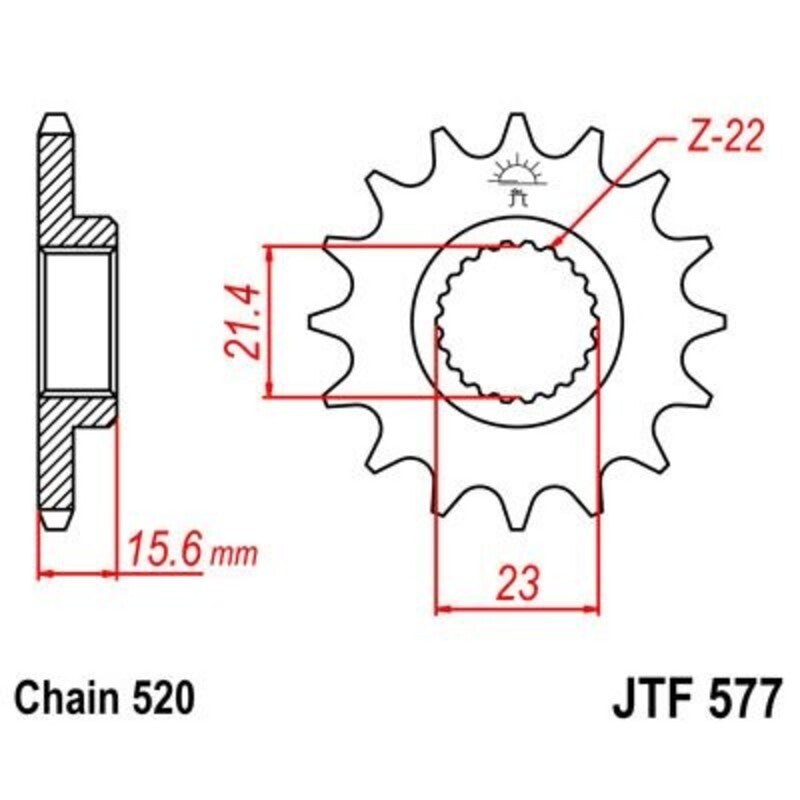 JT Front Sprocket JTF577
