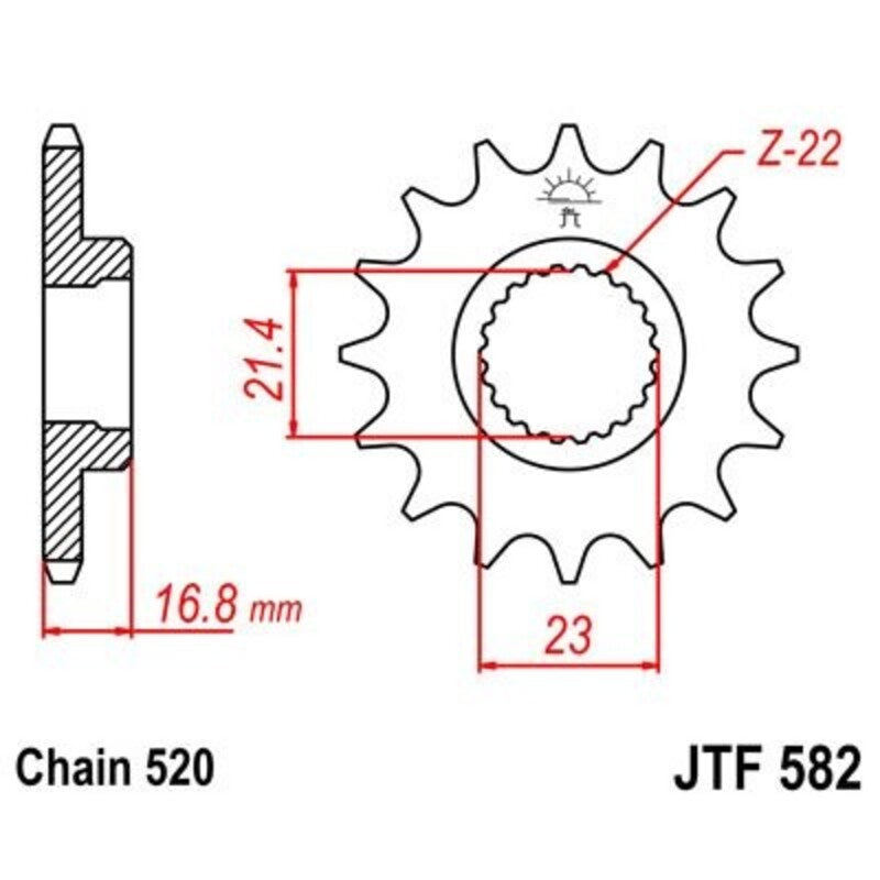 JT Front Sprocket JTF582