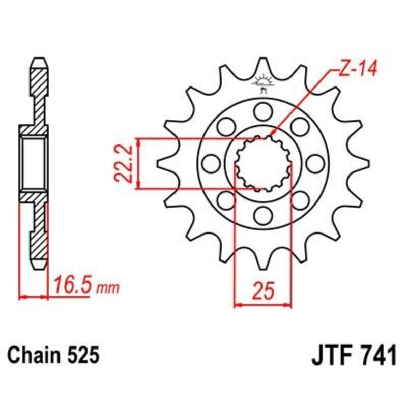 JT Front Sprocket JTF741
