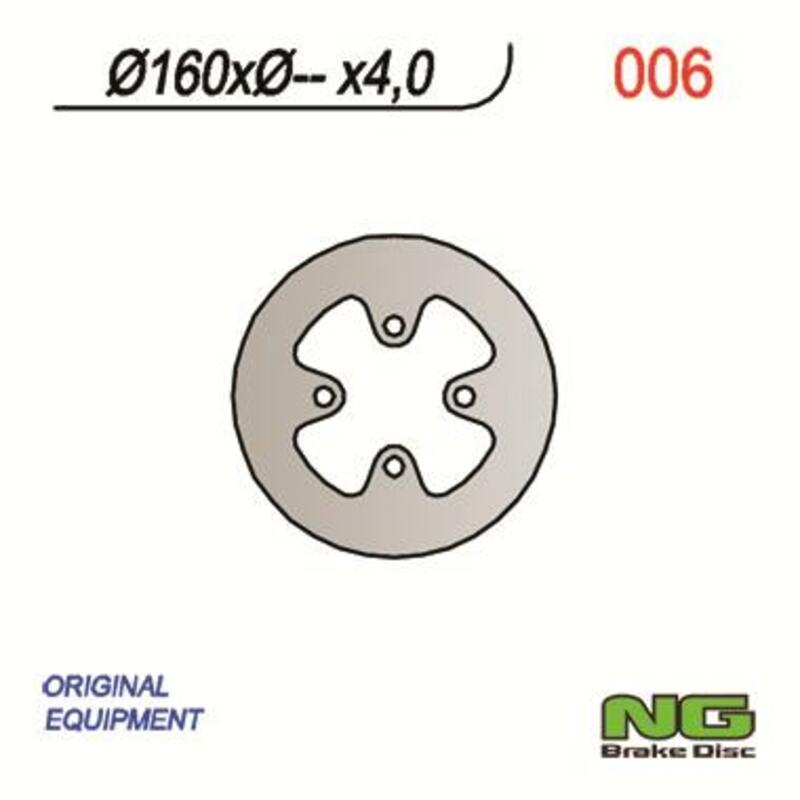 NG BRAKES Round Fixed Brake Disc
