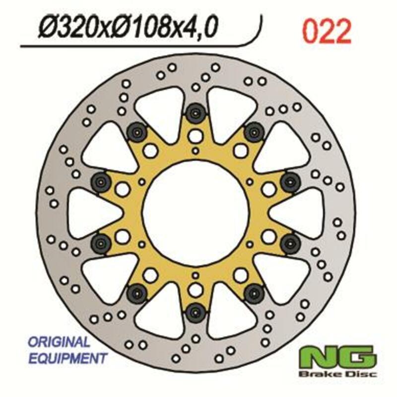 NG BRAKES Round Floating Brake Disc