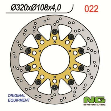 NG BRAKES Round Floating Brake Disc