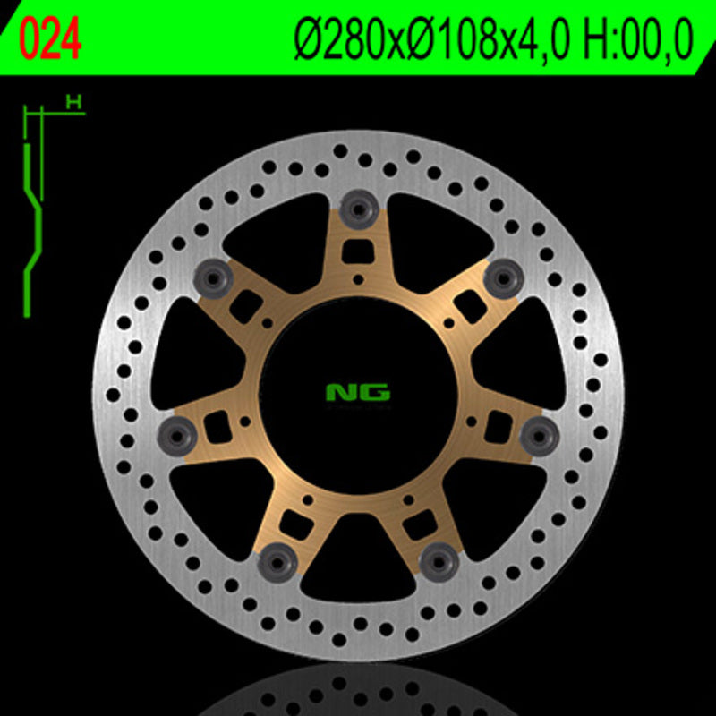 NG BRAKES Round Floating Brake Disc