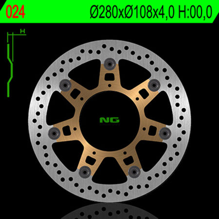 NG BRAKES Round Floating Brake Disc