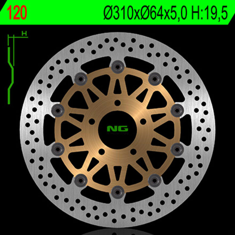 NG BRAKES Round Floating Brake Disc