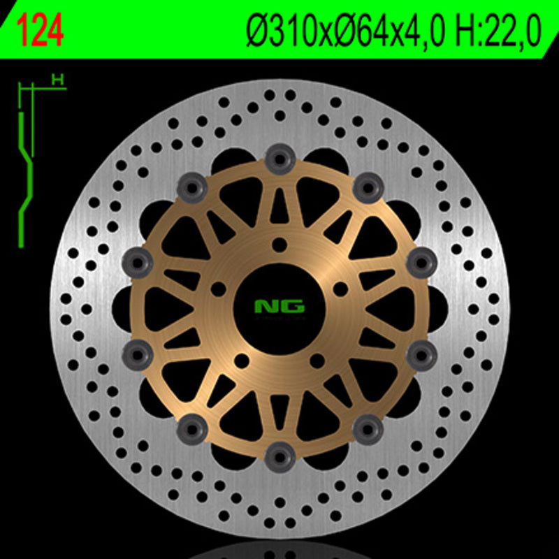 NG BRAKES Round Floating Brake Disc