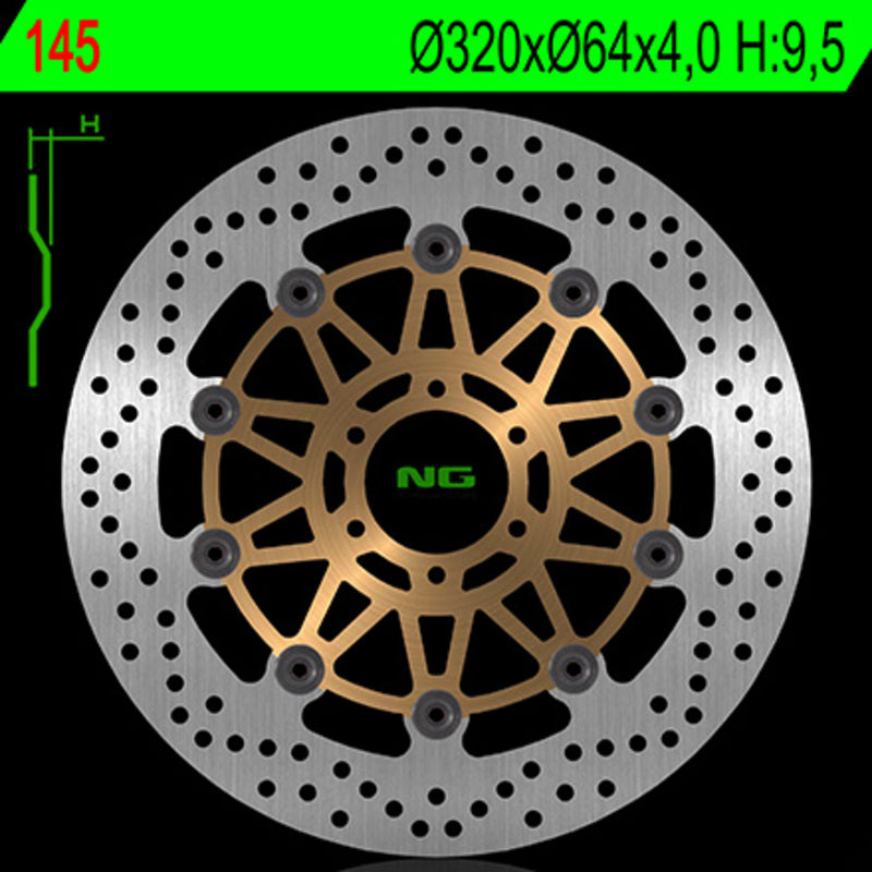 NG BRAKES Round Floating Brake Disc