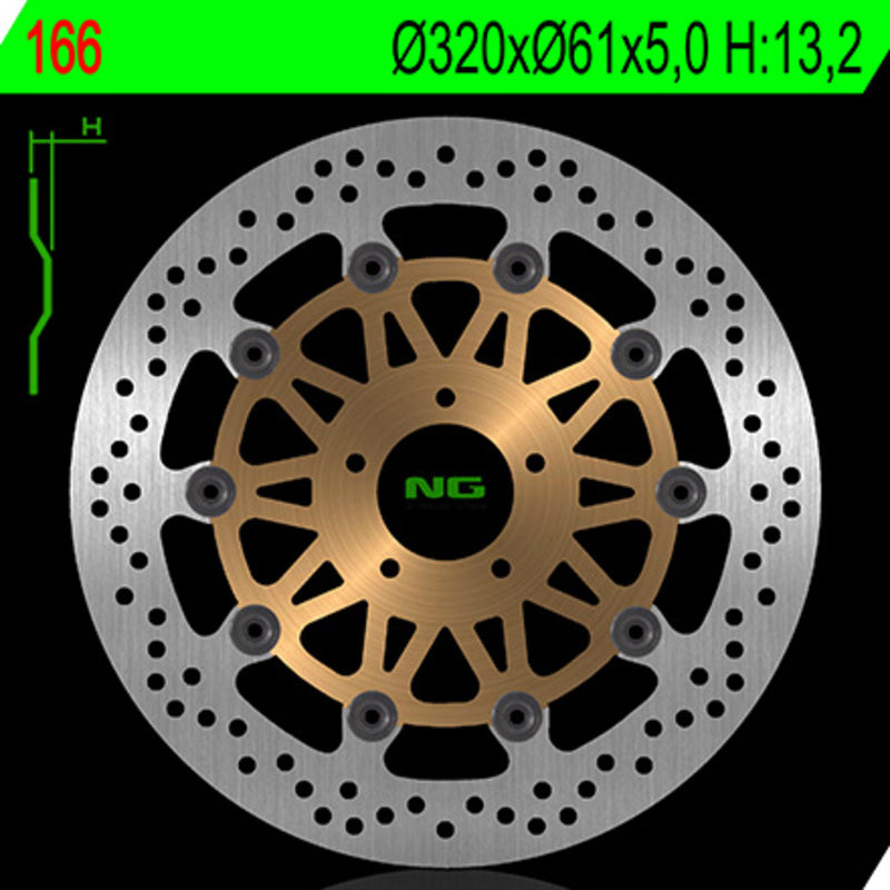 NG BRAKES Round Floating Brake Disc