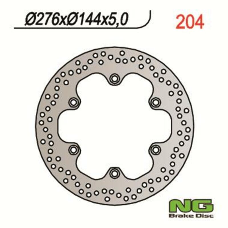 NG BRAKES Round Fixed Brake Disc