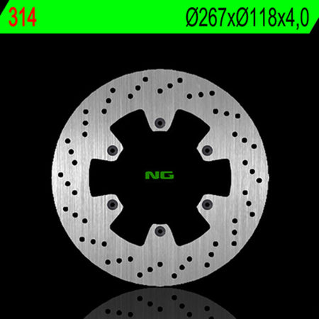 NG BRAKES Round Fixed Brake Disc