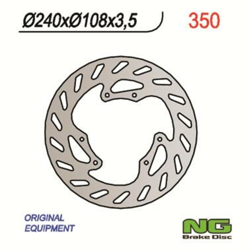NG BRAKES Round Fixed Brake Disc