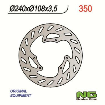 NG BRAKES Round Fixed Brake Disc