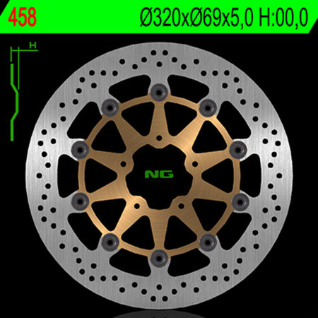 NG BRAKES Round Floating Brake Disc