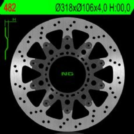 NG BRAKES Round Floating Brake Disc