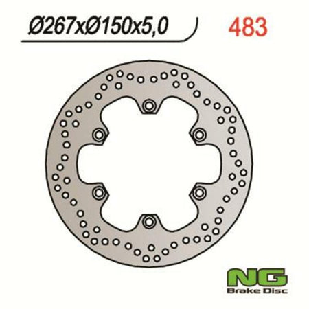 NG BRAKES Round Fixed Brake Disc