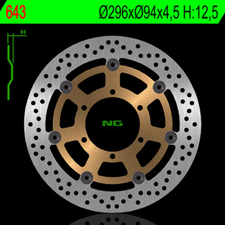 NG BRAKES Round Floating Brake Disc