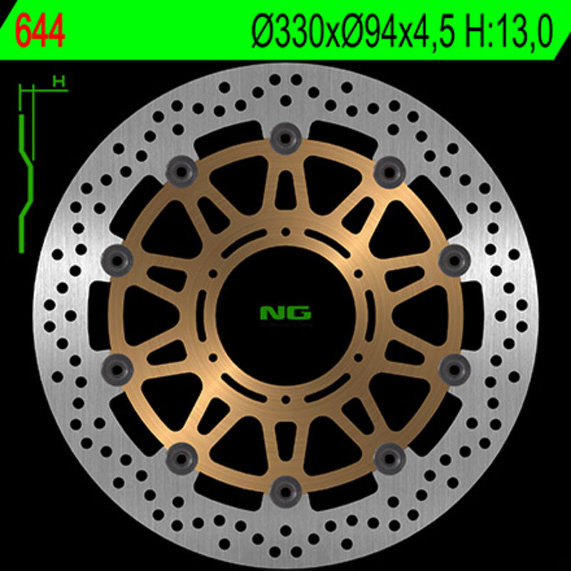 NG BRAKES Round Floating Brake Disc