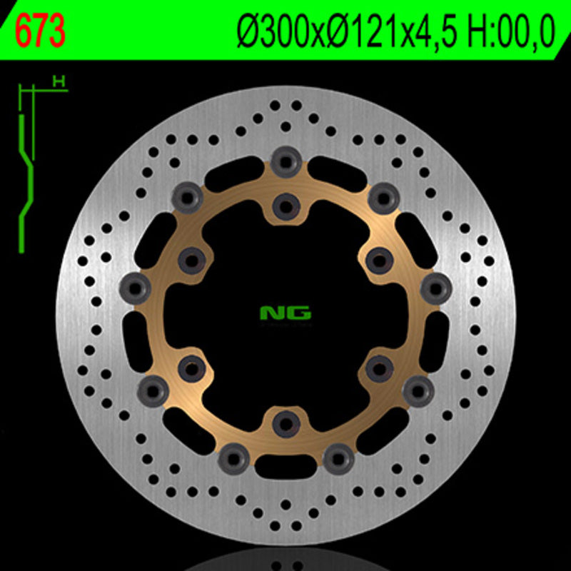 NG BRAKES Round Floating Brake Disc