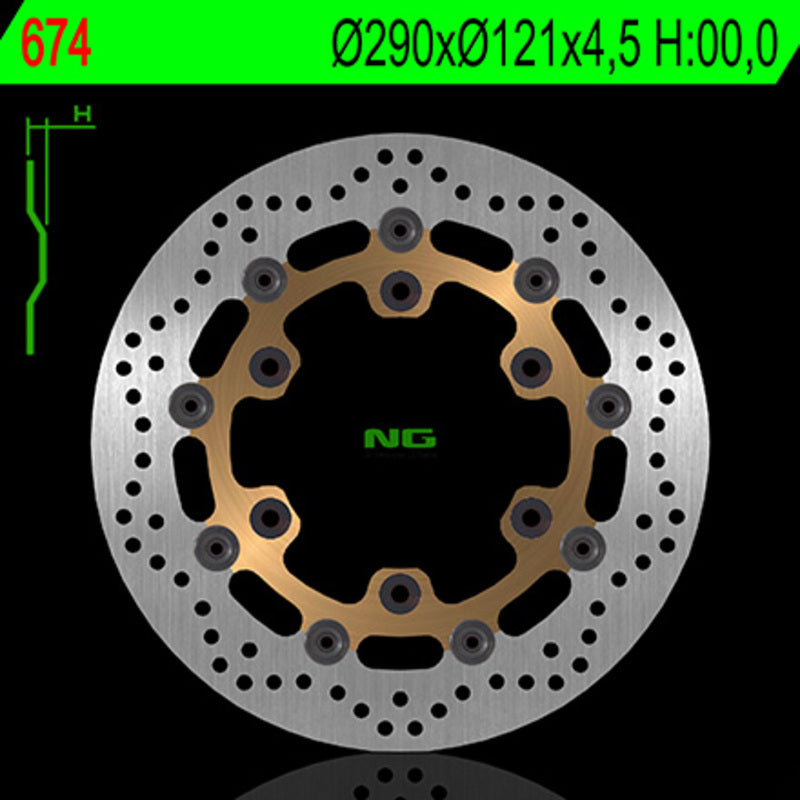 NG BRAKES Round Floating Brake Disc