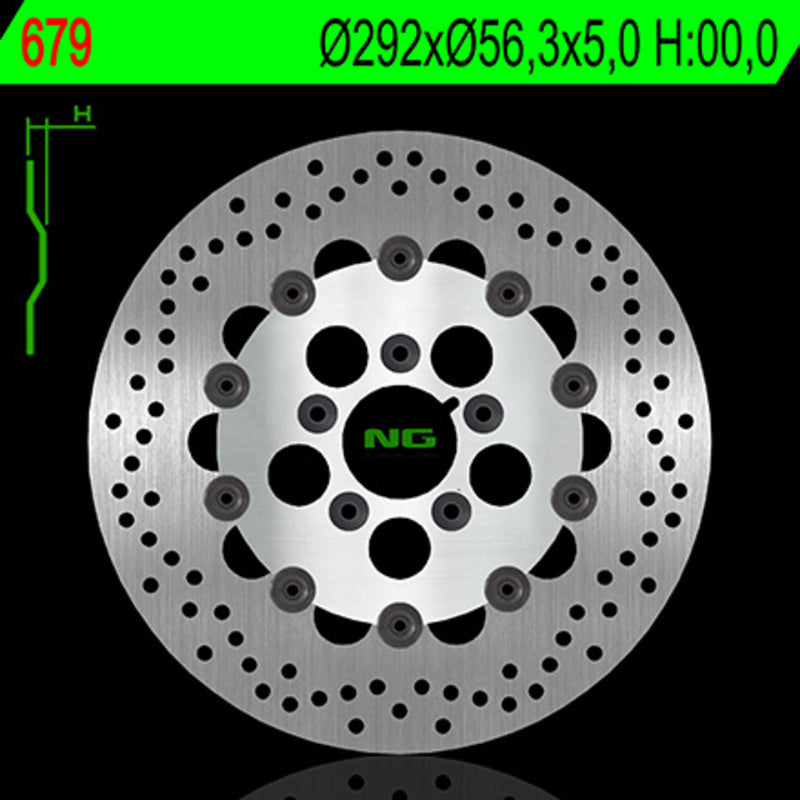 NG BRAKES Round Floating Brake Disc