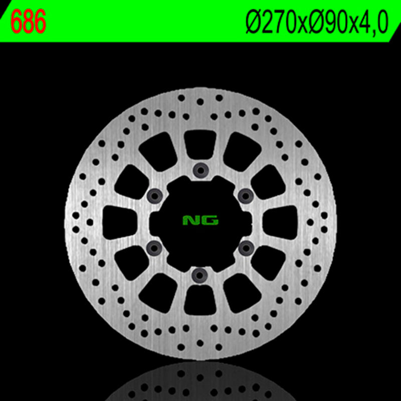 NG BRAKES Round Fixed Brake Disc
