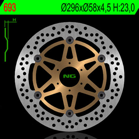 NG BRAKES Round Floating Brake Disc