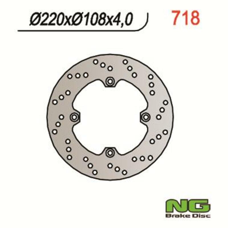 NG BRAKES Round Fixed Brake Disc