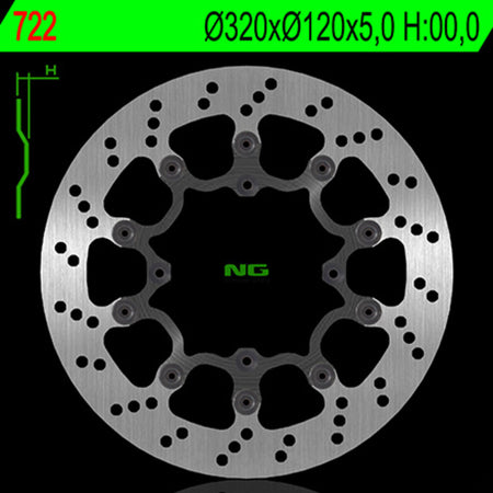 NG BRAKES Round Floating Brake Disc