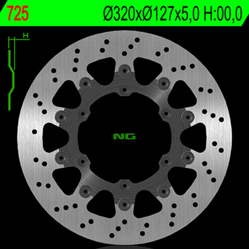 NG BRAKES Round Floating Brake Disc