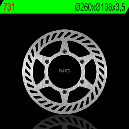 NG BRAKES Round Fixed Brake Disc