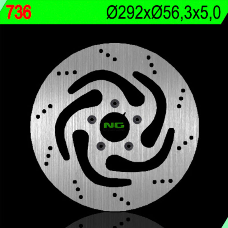 NG BRAKES Round Fixed Brake Disc