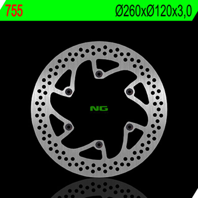 NG BRAKES Round Fixed Brake Disc