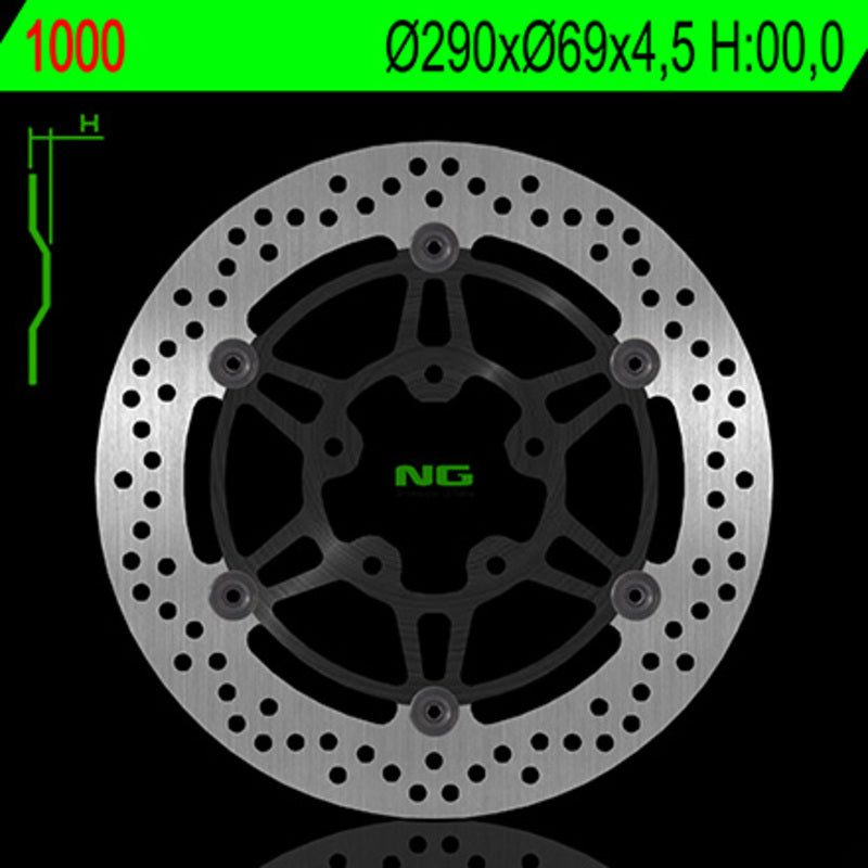NG BRAKES Round Floating Brake Disc