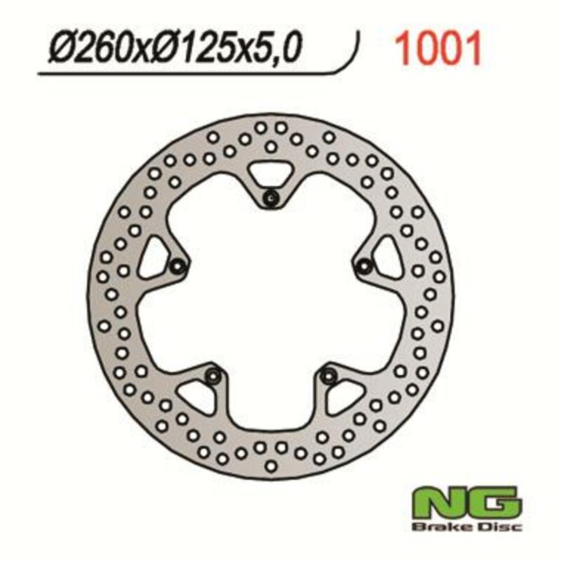 NG BRAKES Round Fixed Brake Disc