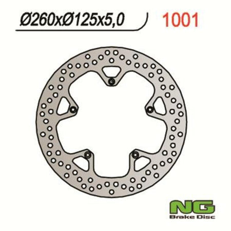 NG BRAKES Round Fixed Brake Disc