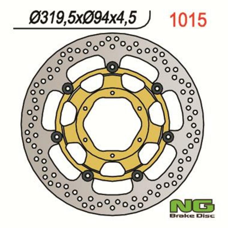 NG BRAKES Round Floating Brake Disc