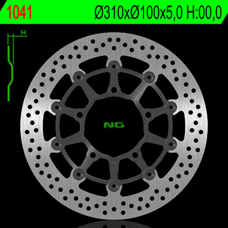 NG BRAKES Round Floating Brake Disc