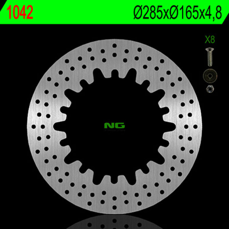 NG BRAKES Round Fixed Brake Disc