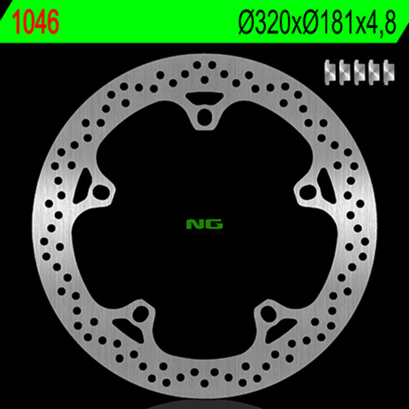 NG BRAKES Round Fixed Brake Disc